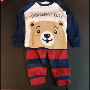 The Children's Place 2-piece bear outfit NWOT